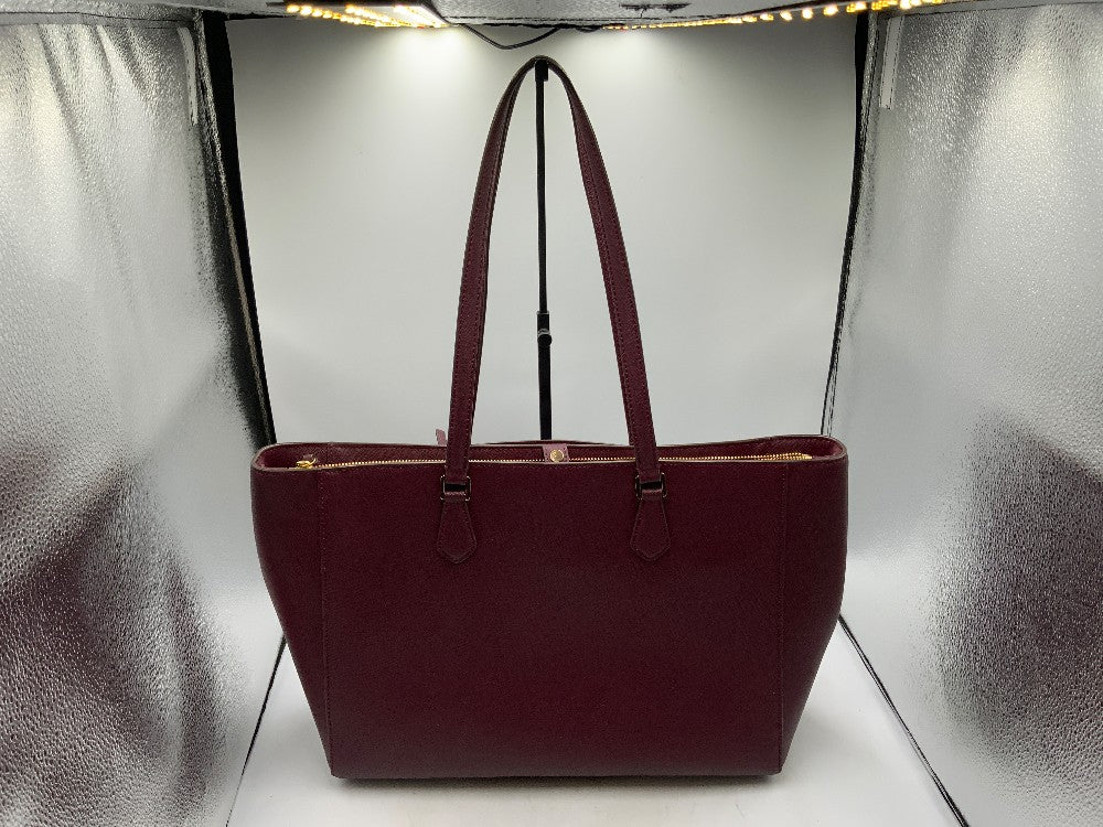 Maroon Tory Burch Tote|282636