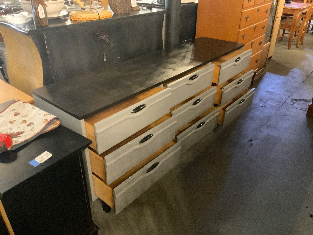 Gray 6 Drawer Dresser|285246