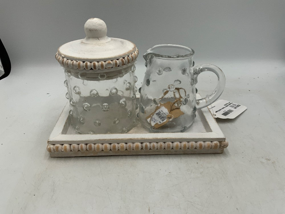 Mudpie NEW Cream and Sugar on Tray Set|285886
