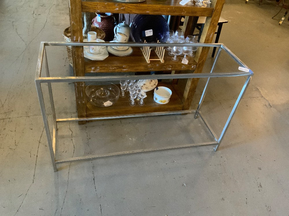 Brushed Chrome Sofa Table (no top)|287662