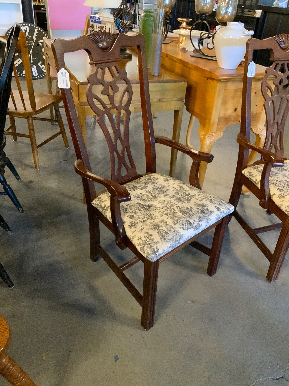 Wood Chair w/ Upholstered Seat|288624