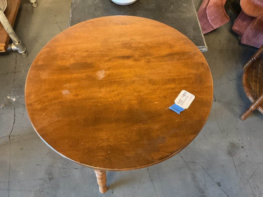 Wood Round End Table|289247