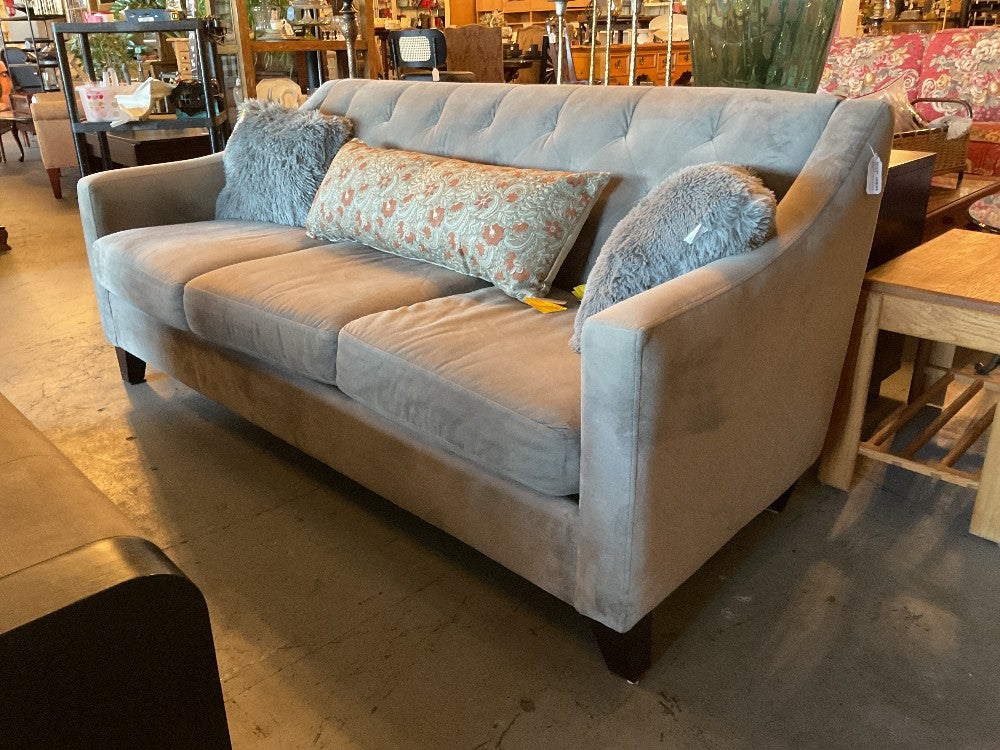 Grey Suede Sofa by Better By Design|289268
