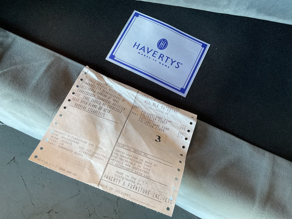Haverty Grey Sofa|289299