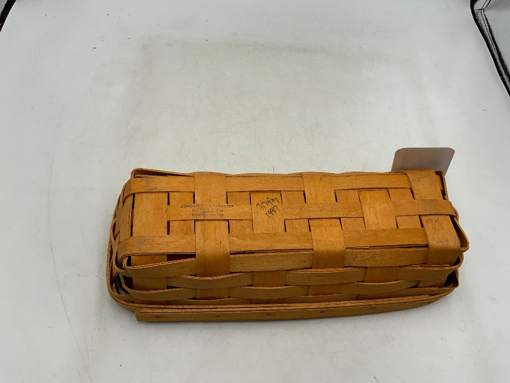 Longaberger 1997 Cracker Basket w/ Red Liner|289659