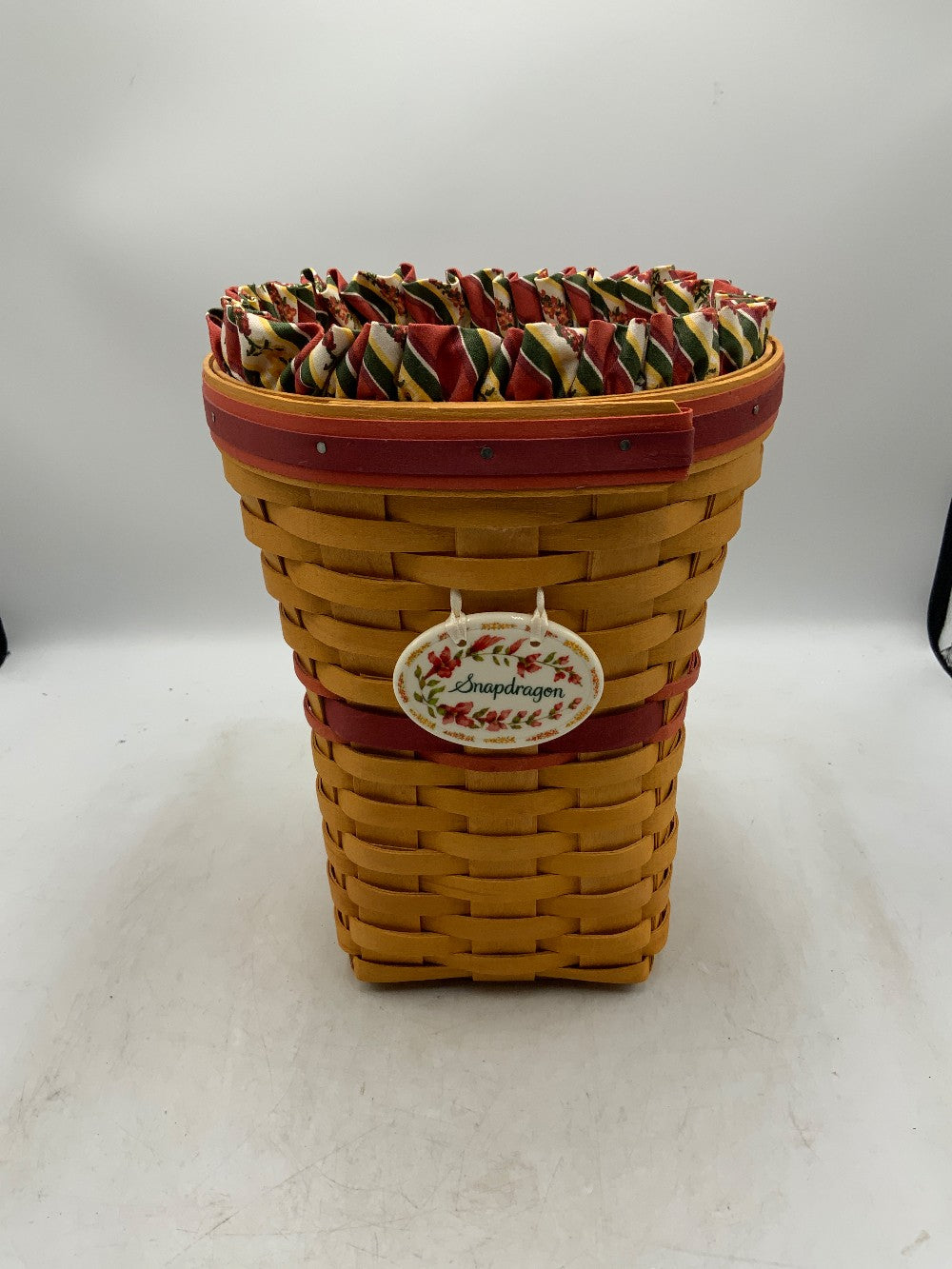 Longaberger 1998 Tall Snapdragon Basket w/|289681