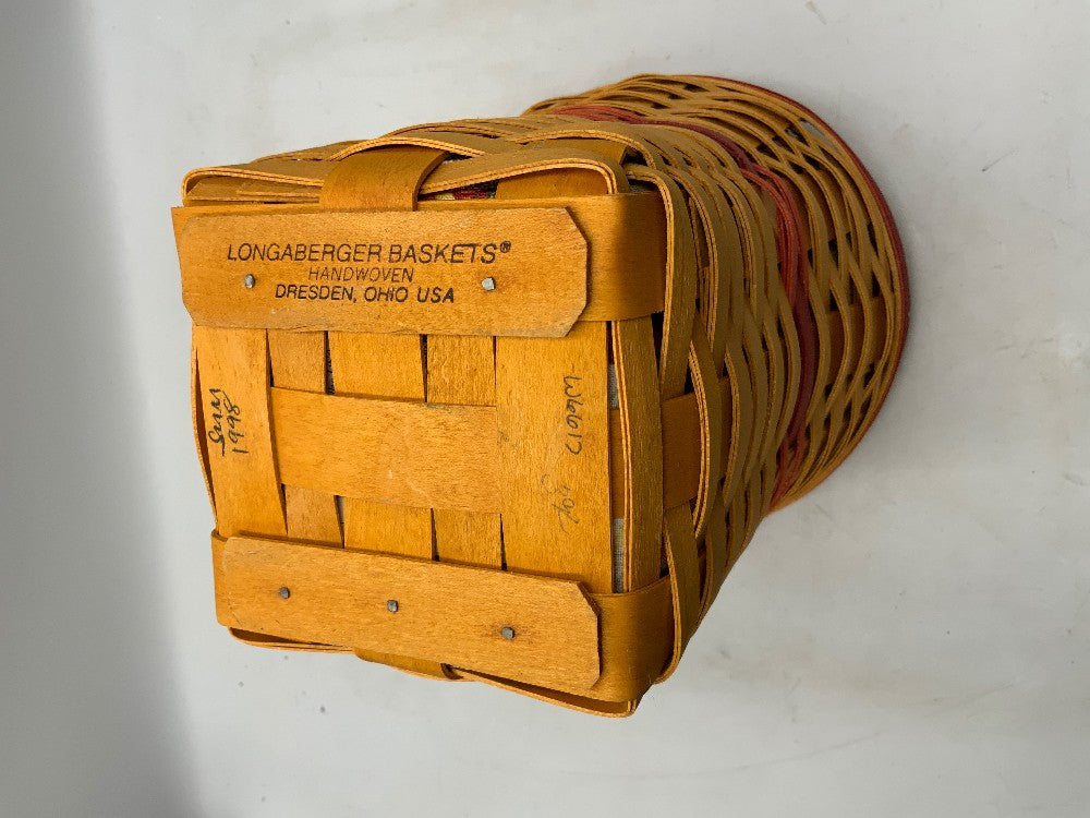 Longaberger 1998 Tall Snapdragon Basket w/|289682