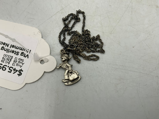 Vtg Sterling Silver 1990 Hummel Necklace|282099