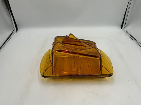 MCM Amber Butter / Cheese dish|282358