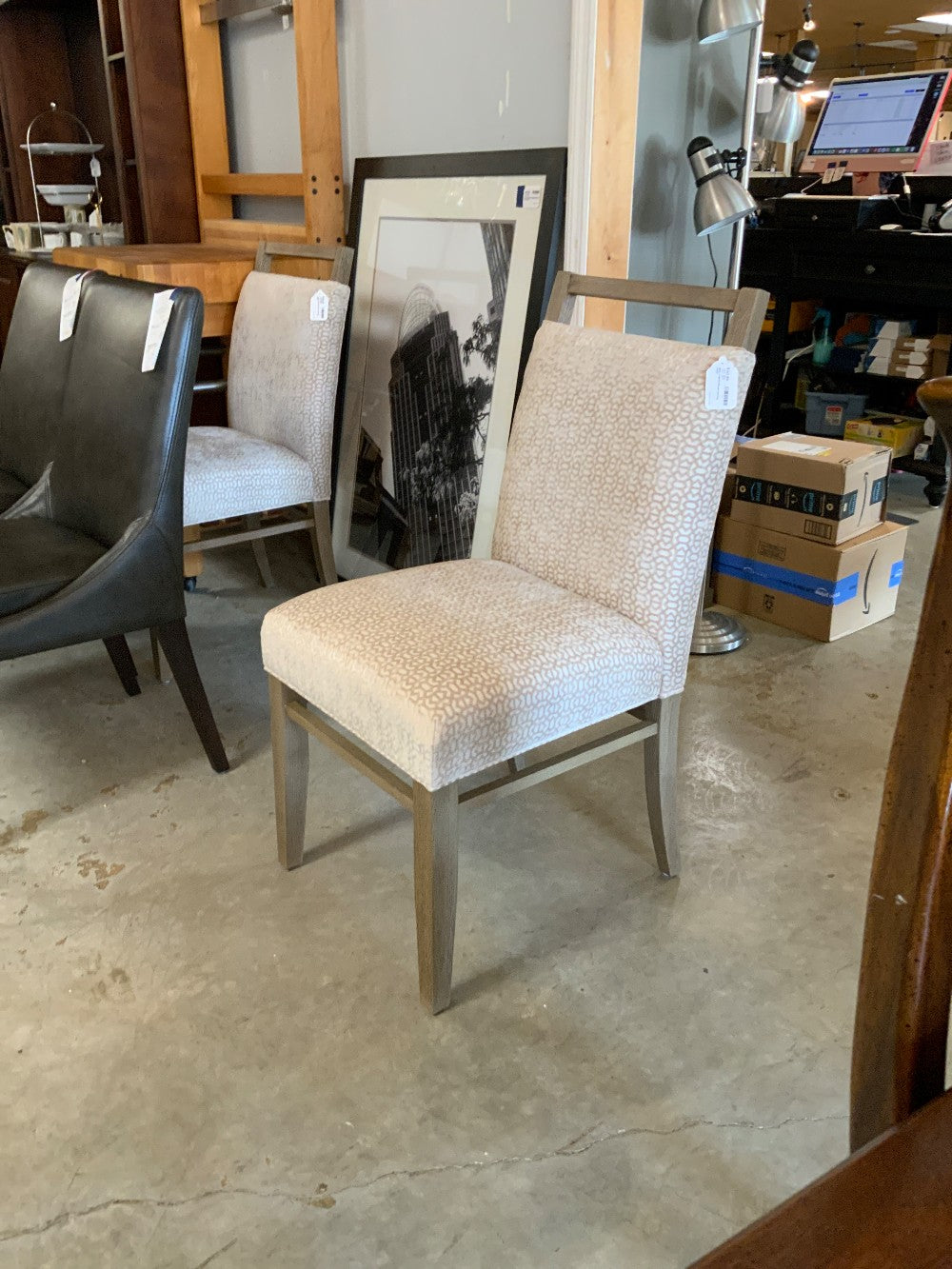 New Cream/Wood Dining Chair|282437