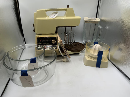 Vtg Oster Kitchen Center - 5 pc set|283154