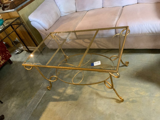 Gold/Glass Coffee Table|283563