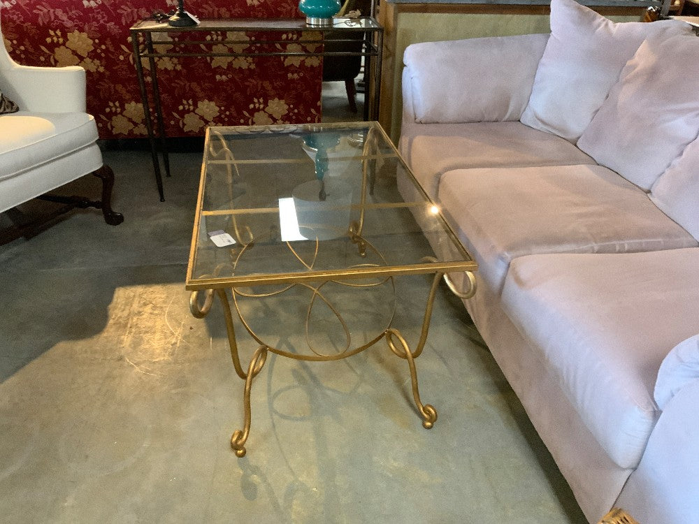 Gold/Glass Coffee Table|283564