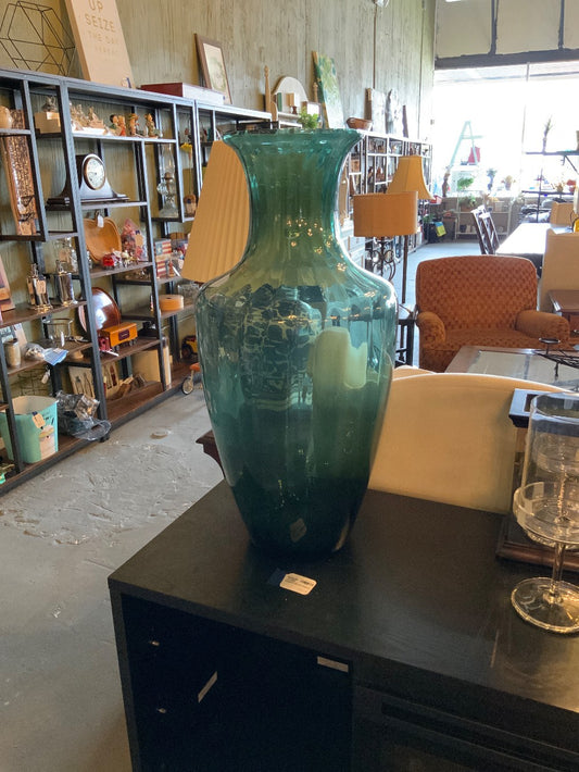 XL Green Glass Vase|284295