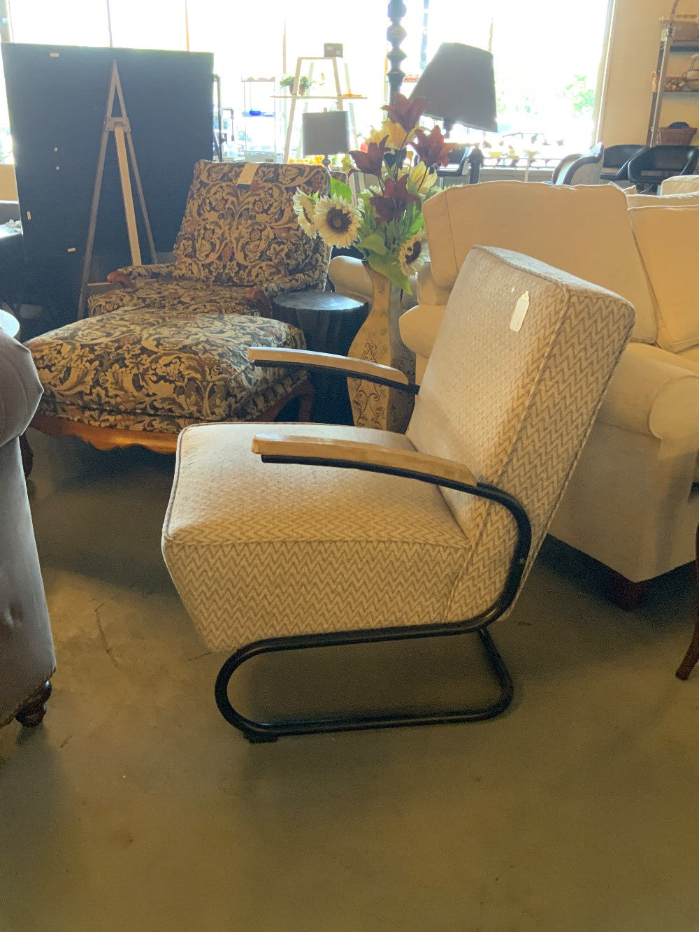 American Signature Chevron Accent Chair|284648
