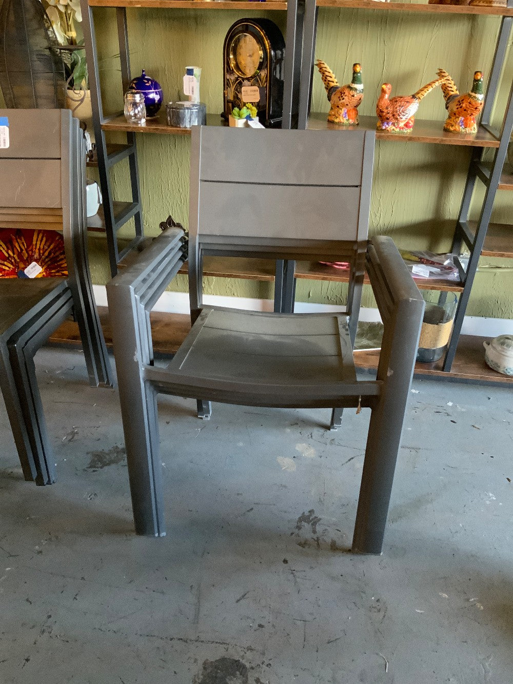Outdoor Table with Metal Base & 8 Chairs|284658