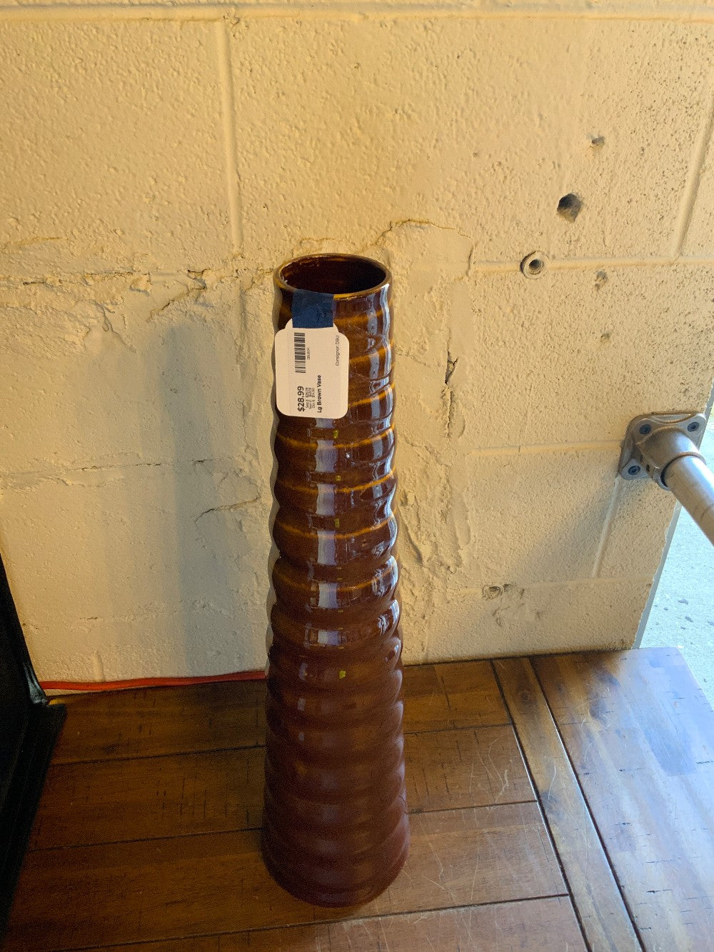 Lg Brown Vase|284755