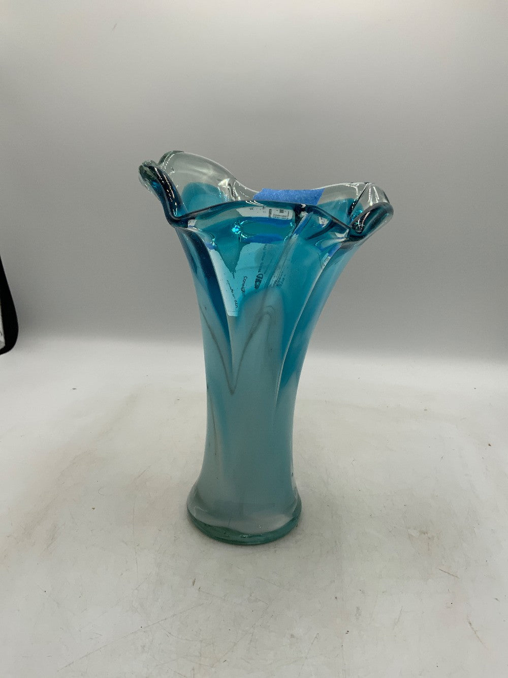Blue & White Glass Vase|285390