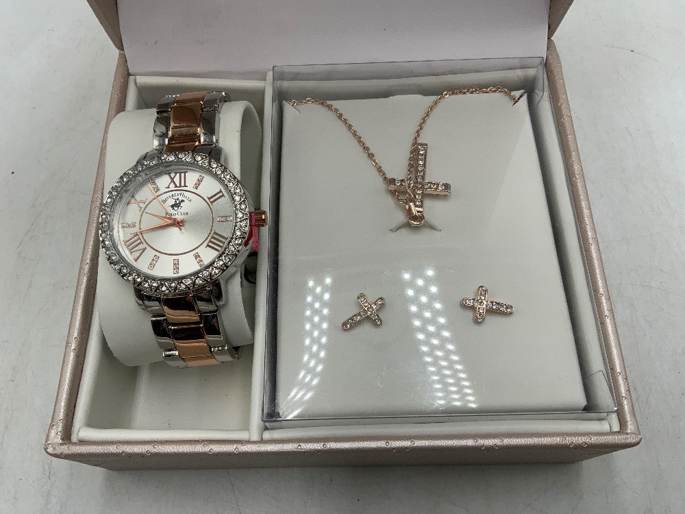 Beverly Hills Polo Club Watch and Necklace|285725