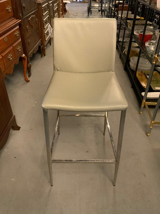 Gray/chrome Barstool|286007