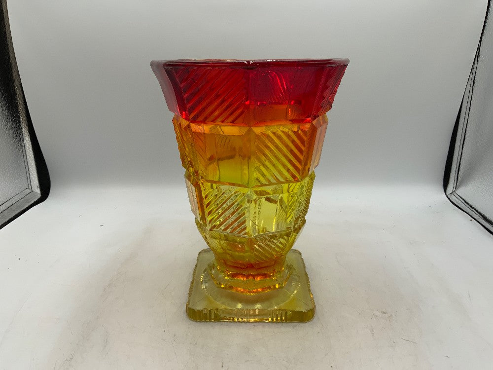 Amber Glass Vase|286351