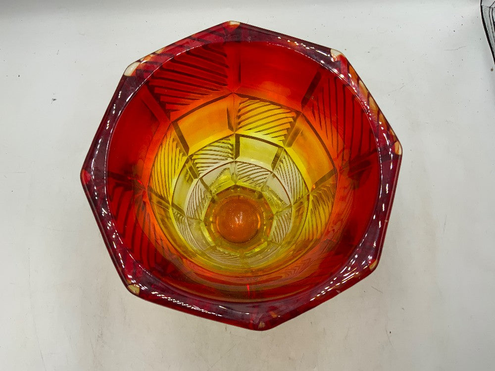 Amber Glass Vase|286353