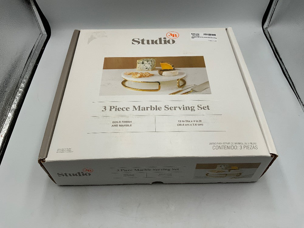 Studio 3B 3 PC marble Serving Set|287230