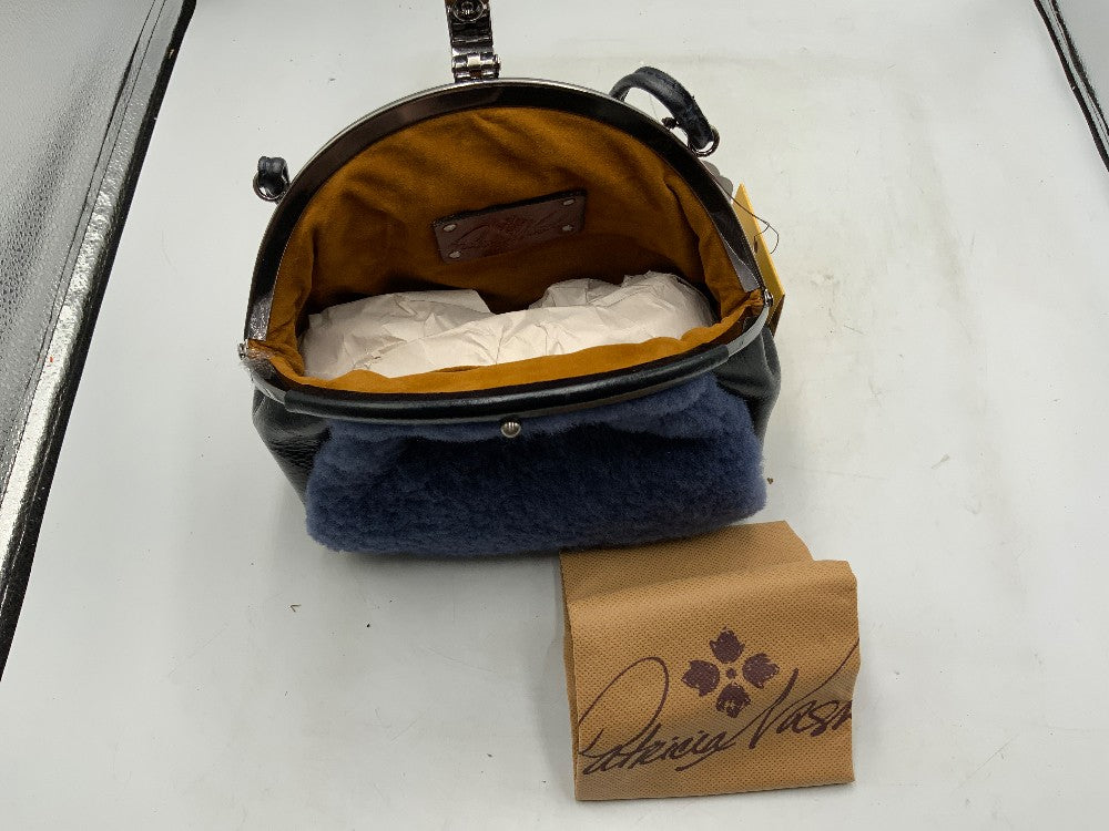 NEW Patricia Nash Midnight Sherpa Handbag|287268