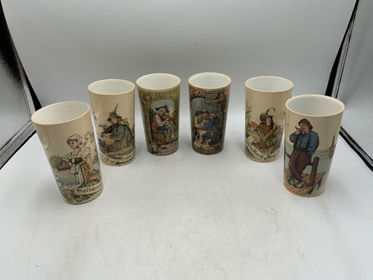 Vtg Villeroy & Boch Tumblers - Set of 6|287554