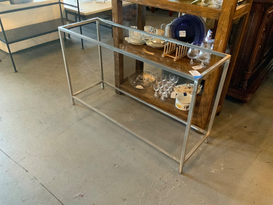 Brushed Chrome Sofa Table (no top)|287661