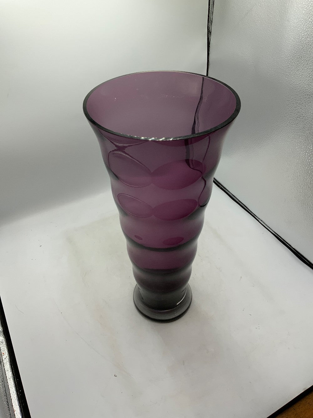 Lg Purple Glass Vase|287774