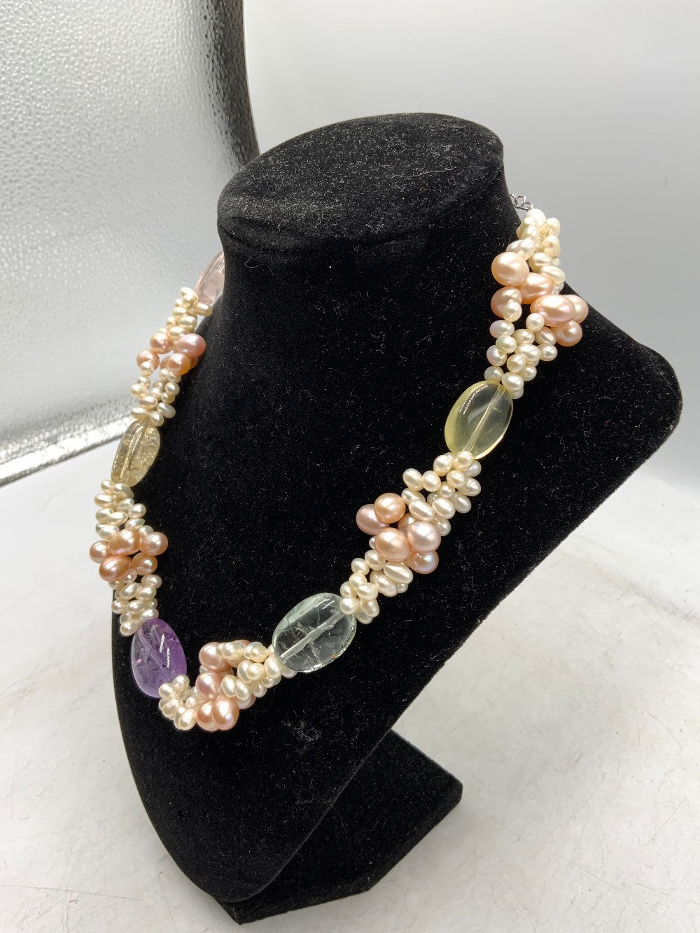 Pearl and Gemstone Necklace|288059