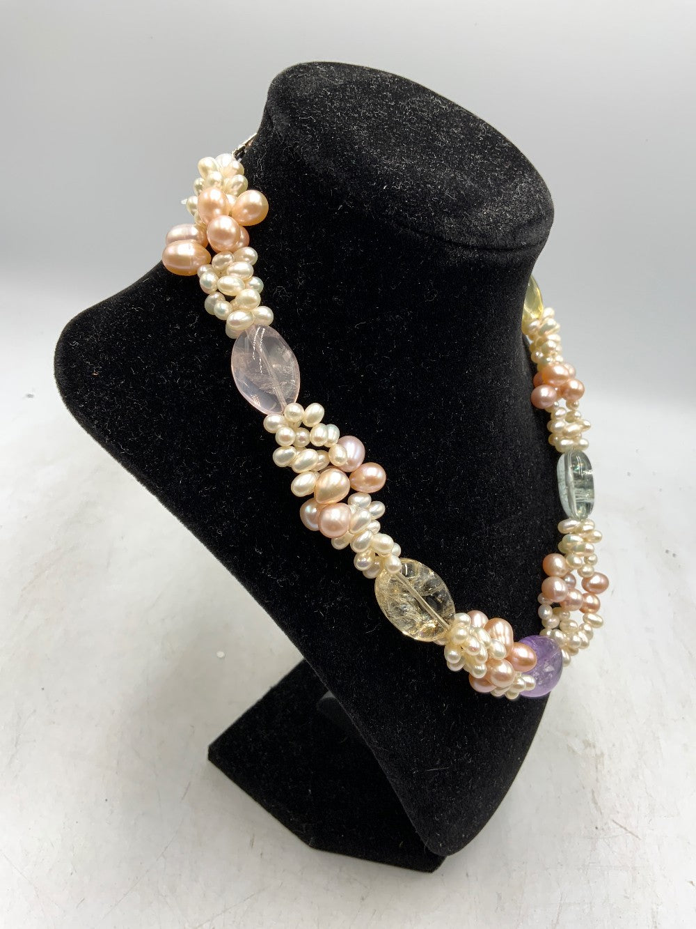 Pearl and Gemstone Necklace|288060