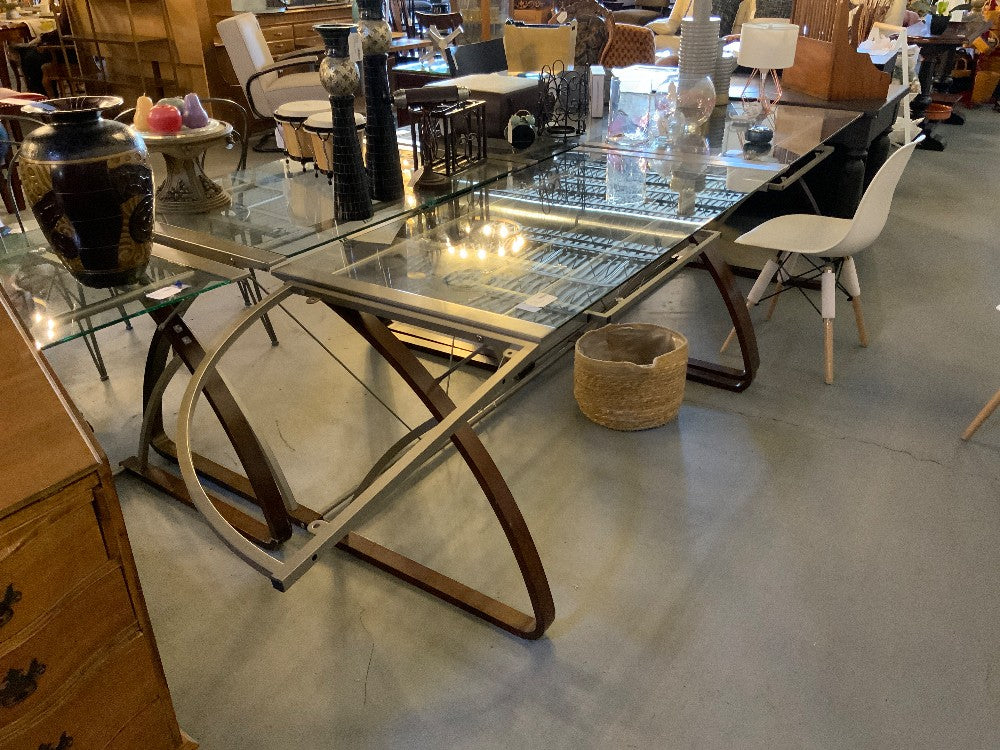 Glass Desk AS IS|288557