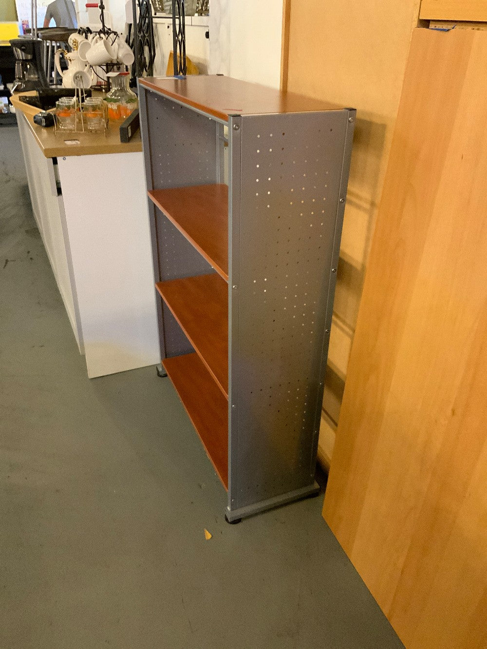 Metal Bookcase w/ Wood sS|288622