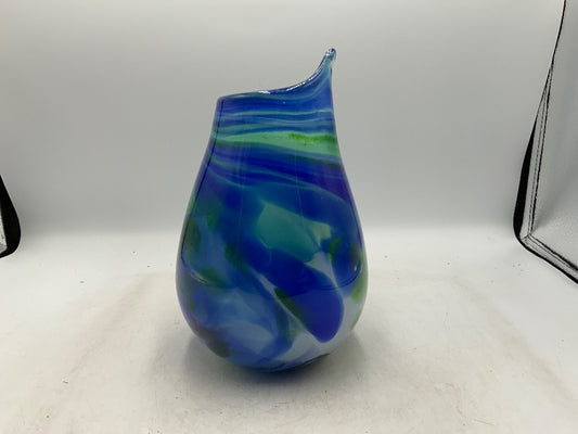 Kelly Sheehan Signed Glass Art Vase|288731