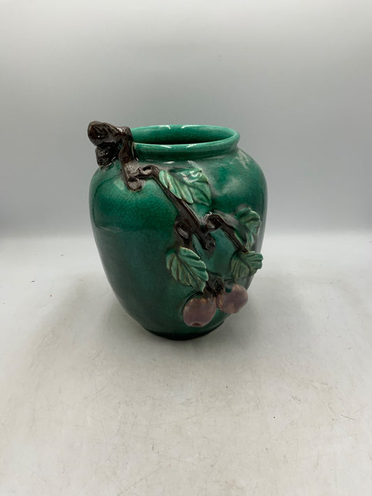 Green Majolica Vase|288886