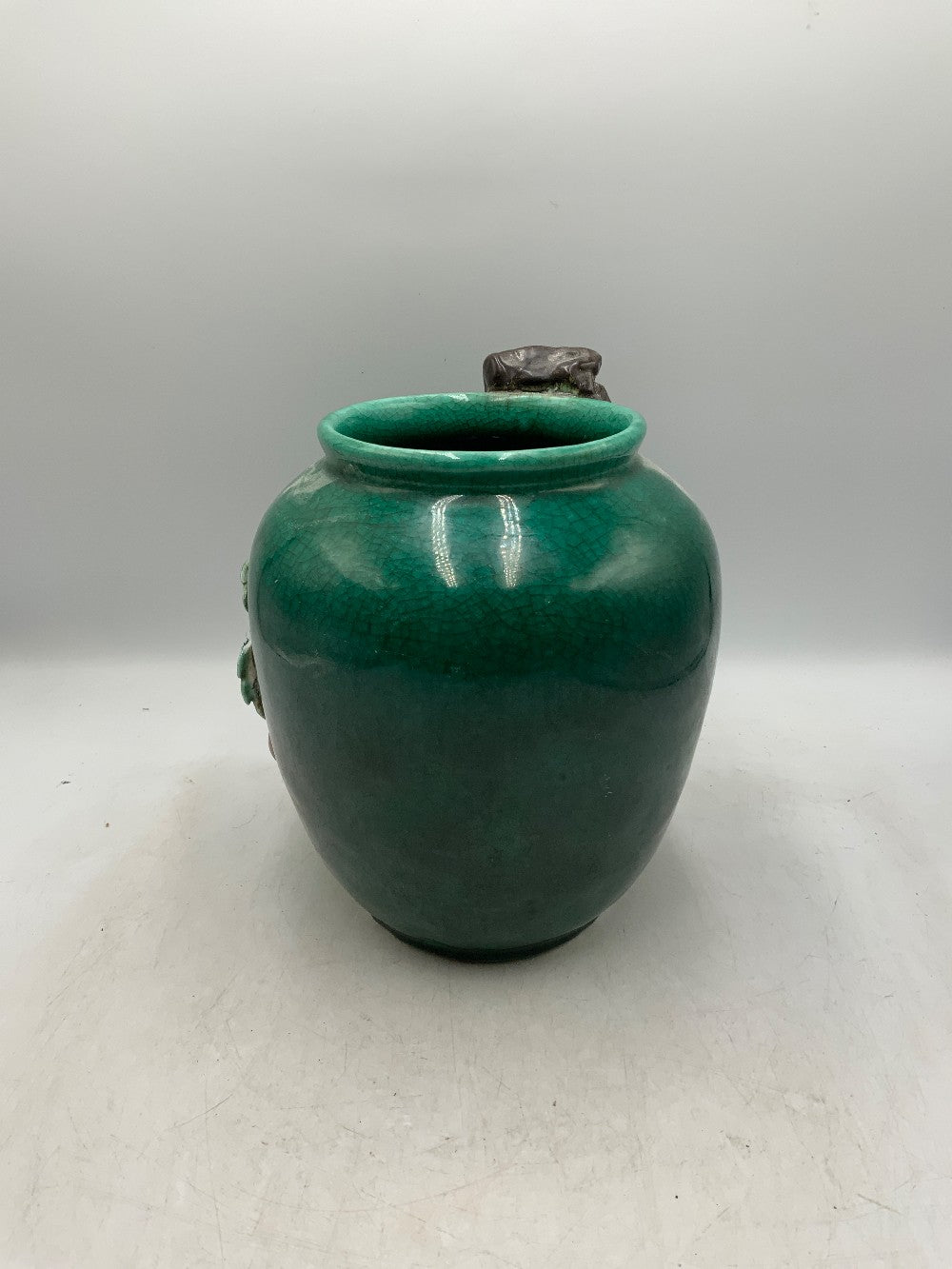 Green Majolica Vase|288887