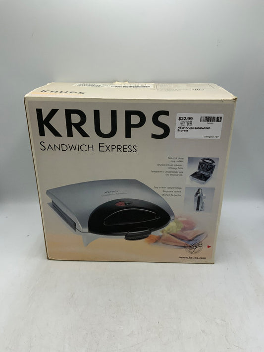 NEW Krups Sandwhich Express|288942