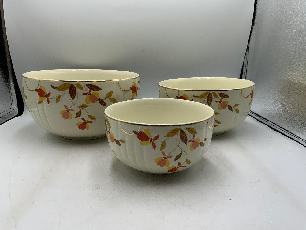 Jewel Tea SET of 3 Mixing Bowls|289019