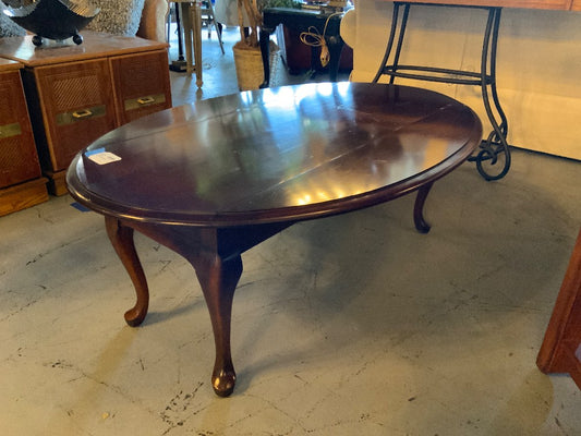 Dark Oval Coffee Table|289129