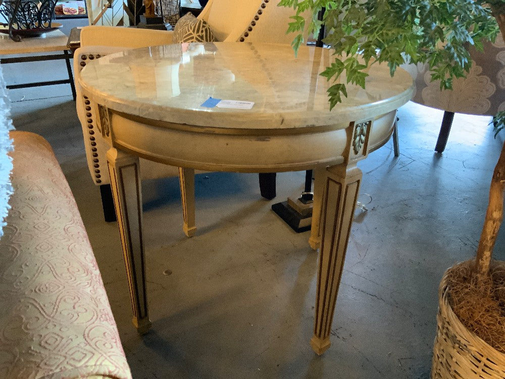 Round Marble Top Table|289133