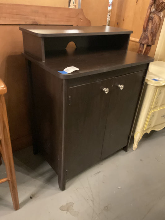 Dark Wood Storage Cabinet|289289