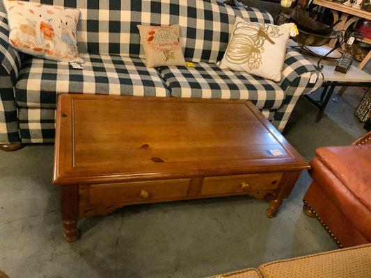 Wood Coffee Table w/ 2 Drawers|289364