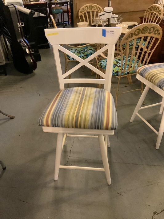White Counter Height Barstool|289375