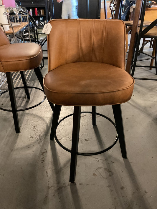 Brown Swivel Barstool|289395