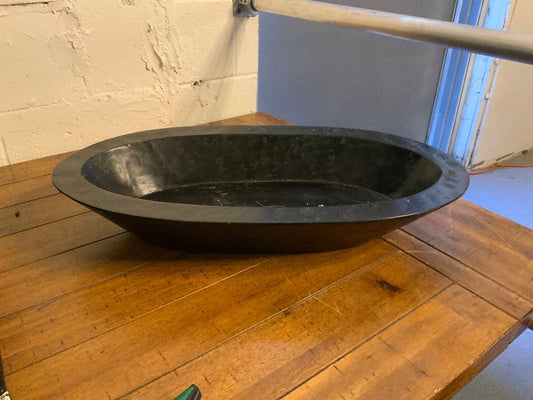 XL Black Wooden Bowl|289545