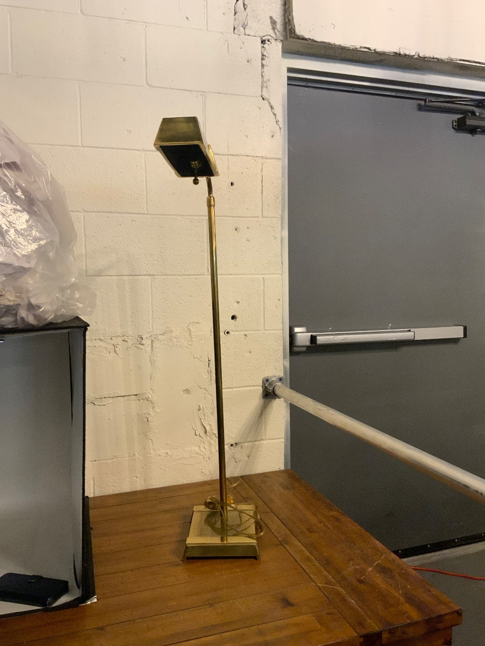 Vintage Brass Floor Lamp|289553