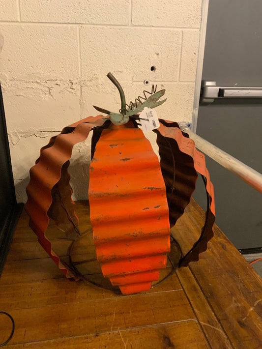 Lg Metal Pumpkin|289587