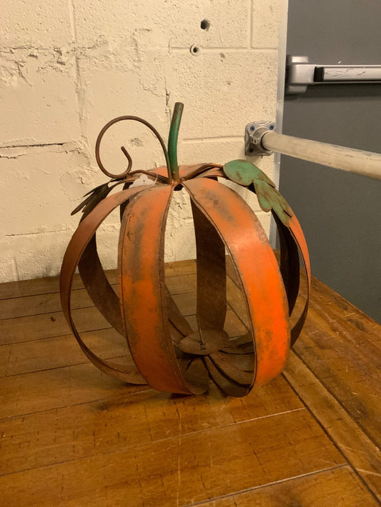 Sm Metal Pumpkin|289589